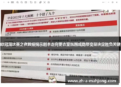 欧冠淘汰赛之夜数据揭示剧本走向更衣室氛围成隐形变量决定胜负关键 欧冠淘汰赛之夜数据揭示剧本走向更衣室氛围成隐形变量决定胜负关键